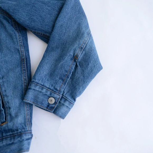 GAP  Denim Gap for Good Teddy Bear Jean Jacket - Medium - Picture 5 of 12